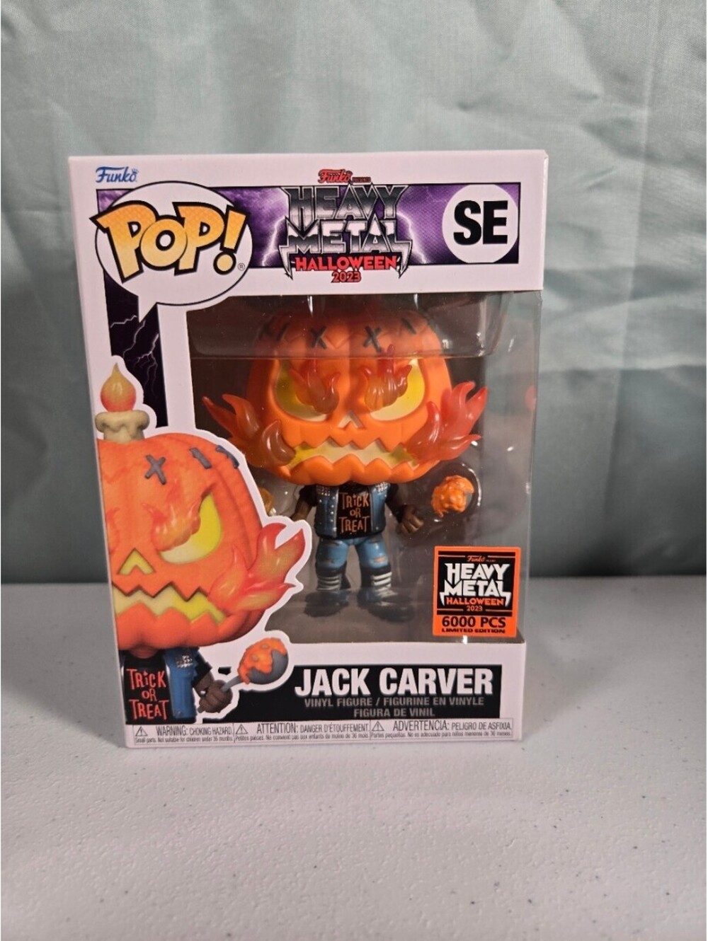 Funko Pop! Heavy Metal Halloween 2023 Jack Carver Special Edition 6000 produced